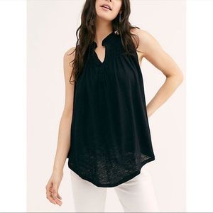Free People New to Town Smocked Tank